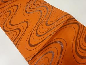 流水模様織出し名古屋帯